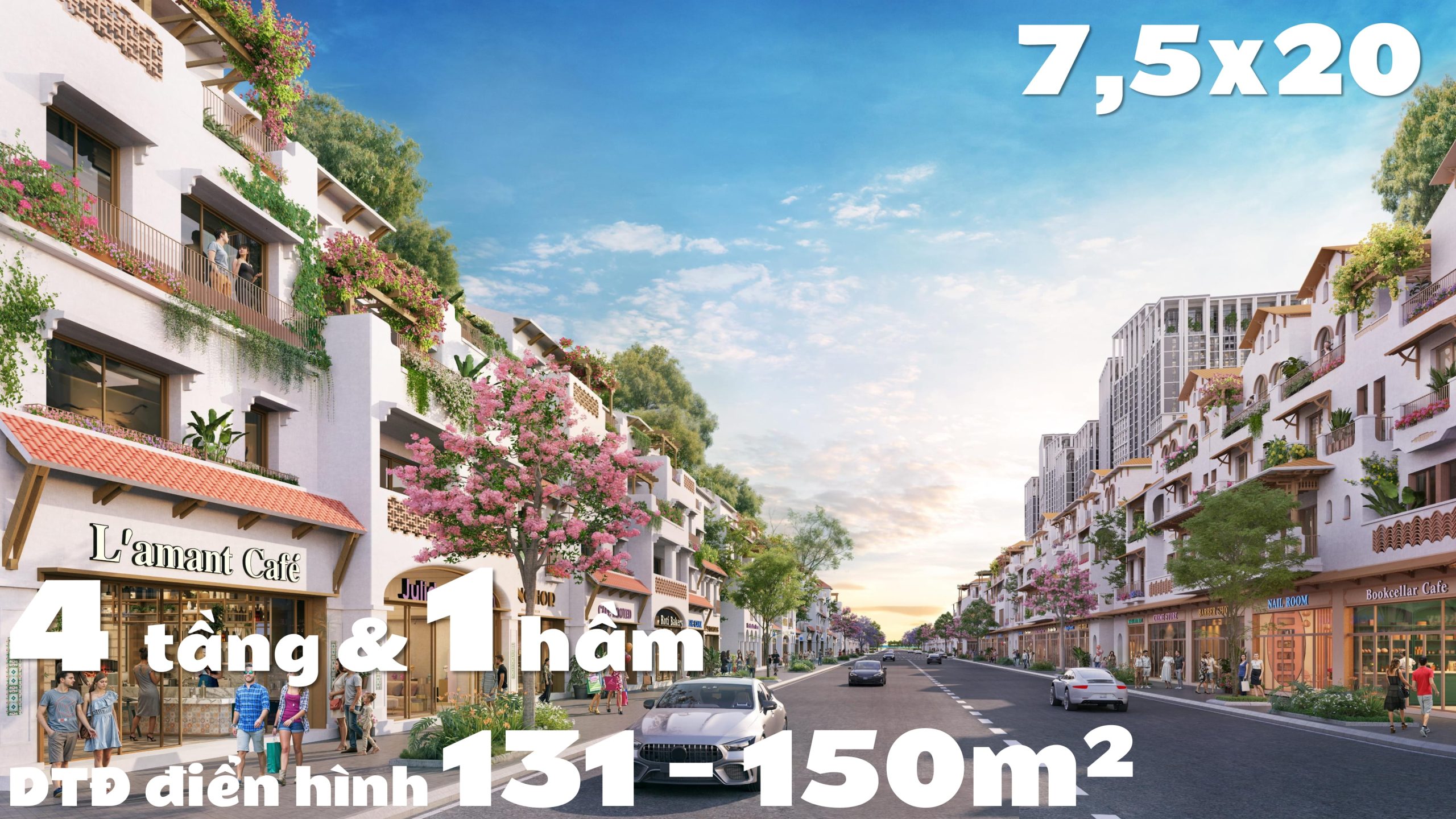 Nhà phố Casa Townhouse Blanca City 5 Thiết kế của Townhouse Blanca City